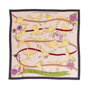 frida x lost pattern nyc "house of frida" large square silk scarf